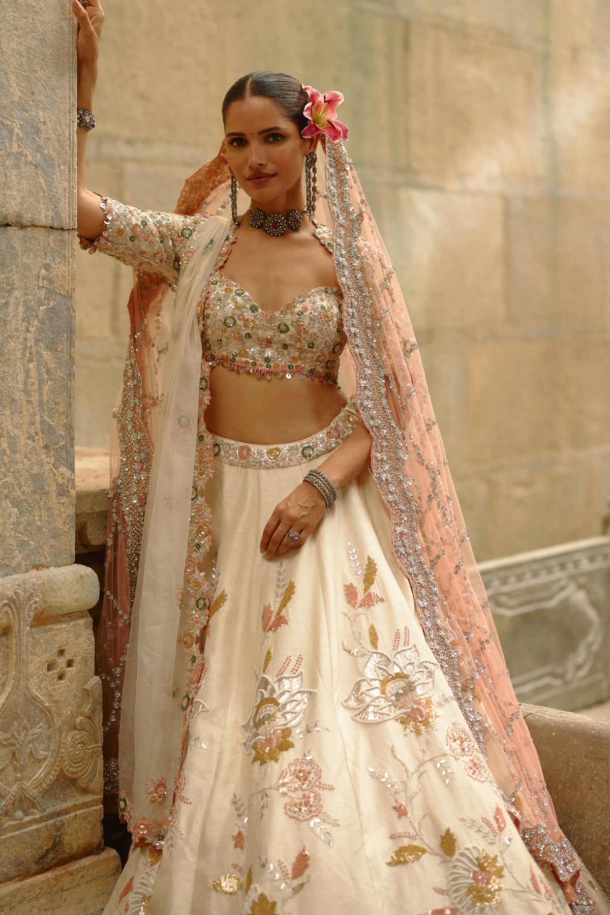 Gota Work Lehenga Set