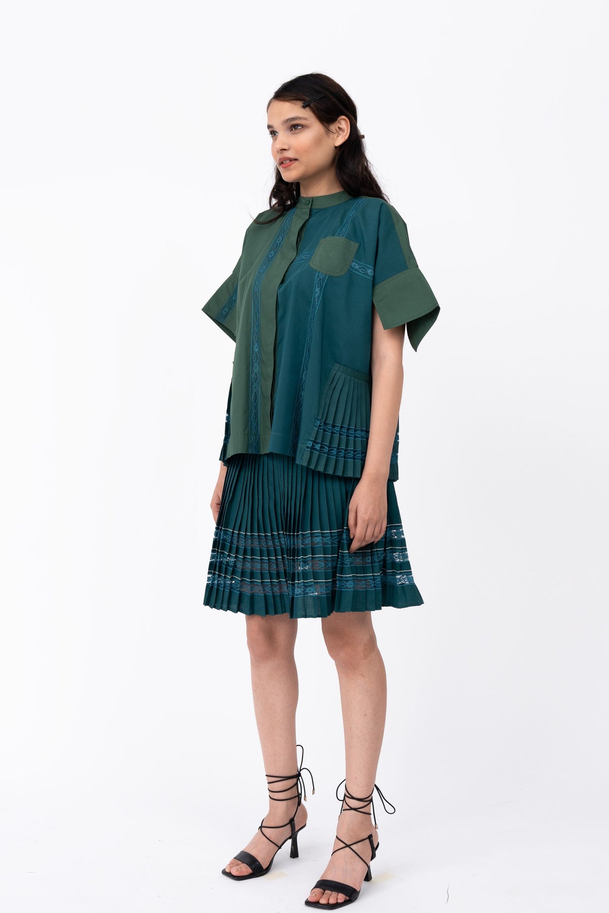 Channel Forest Green Top