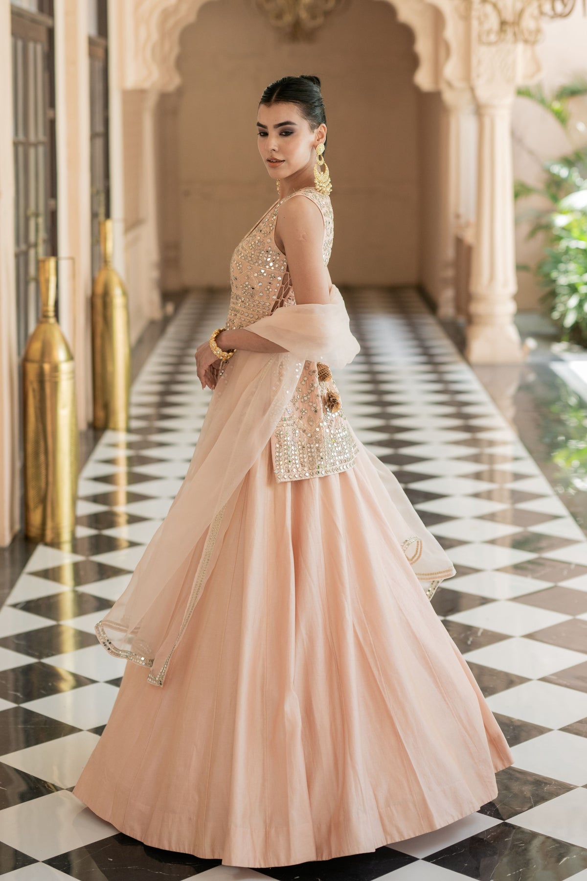 Pink Skirt Set
