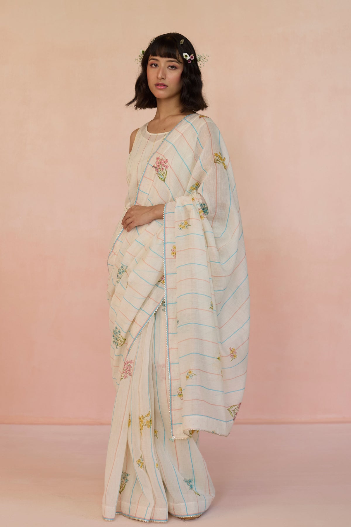 Ditsy Silk Saree