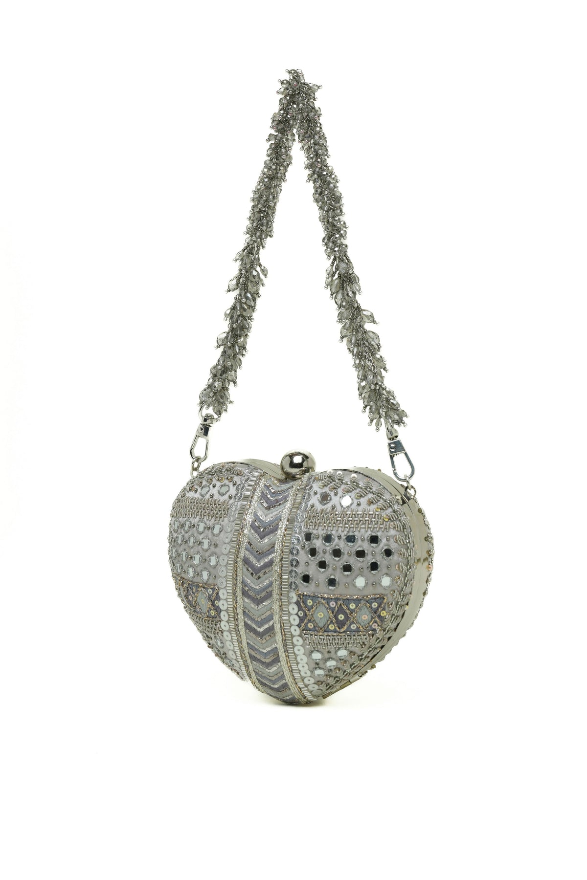 Manzar Heart Clutch