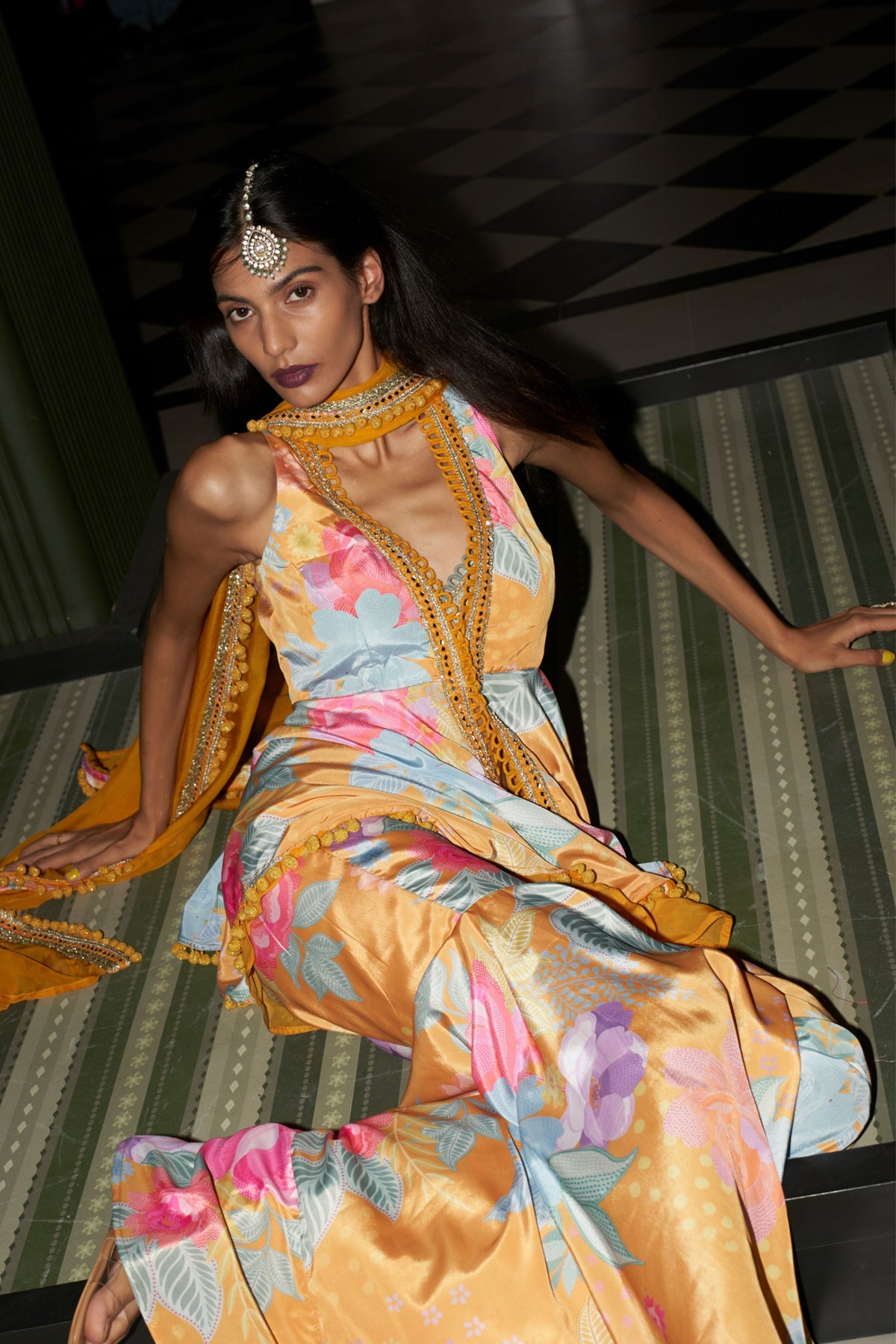 Floral Flare Gharara Set