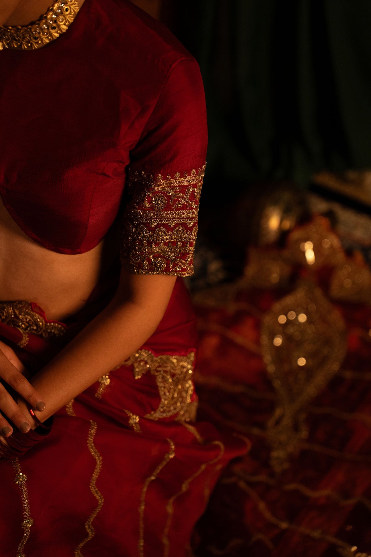 Swarn Parinay Saree Set