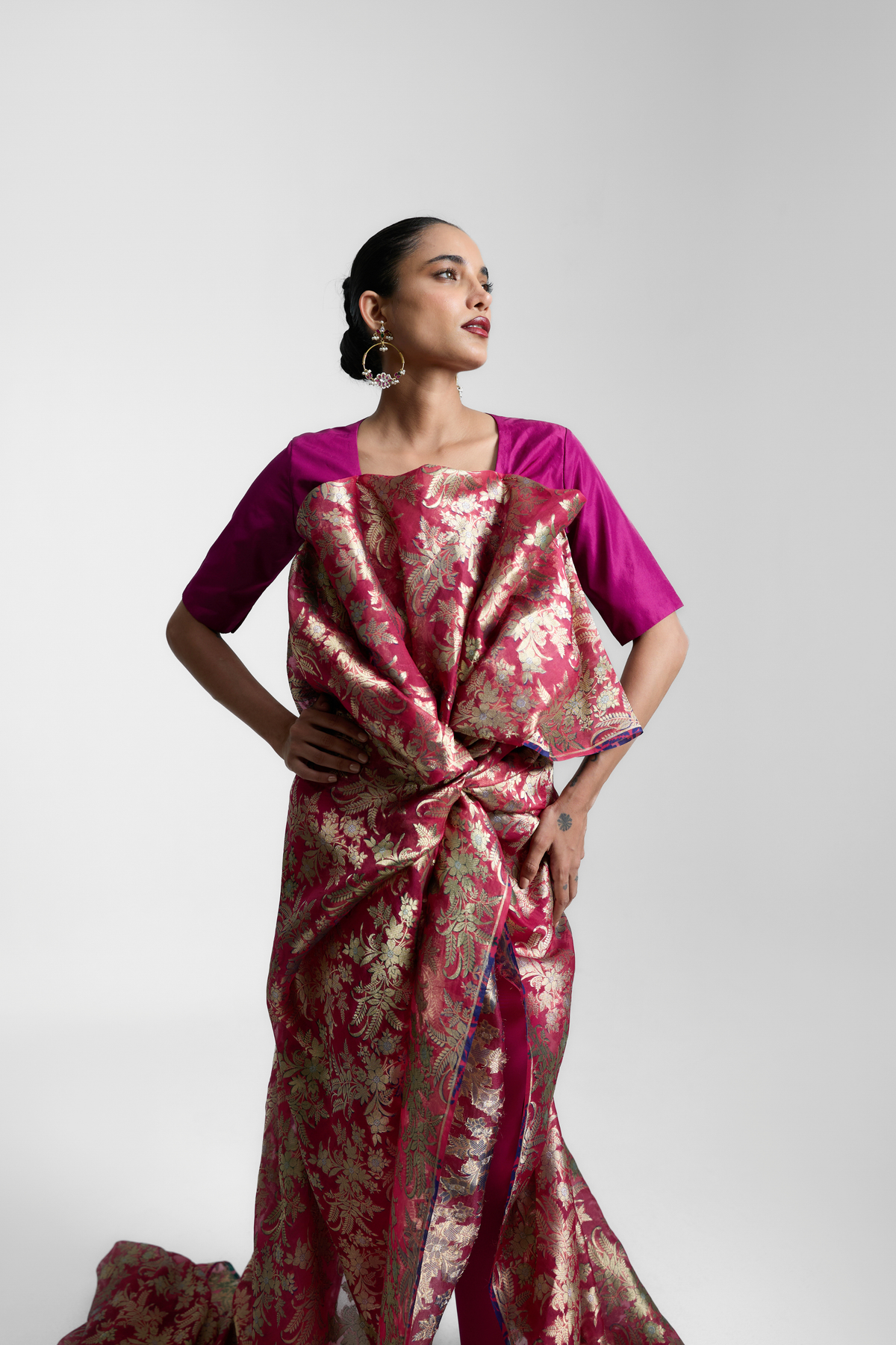 The Pink Paradise Saree