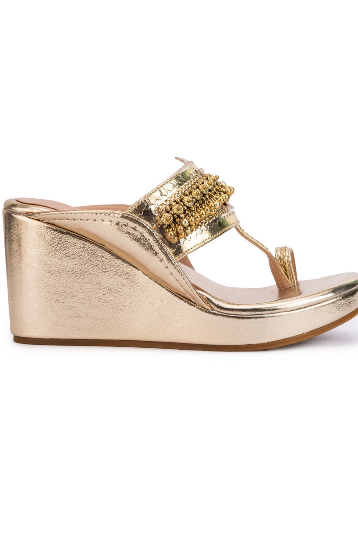 Anika Gold Wedges