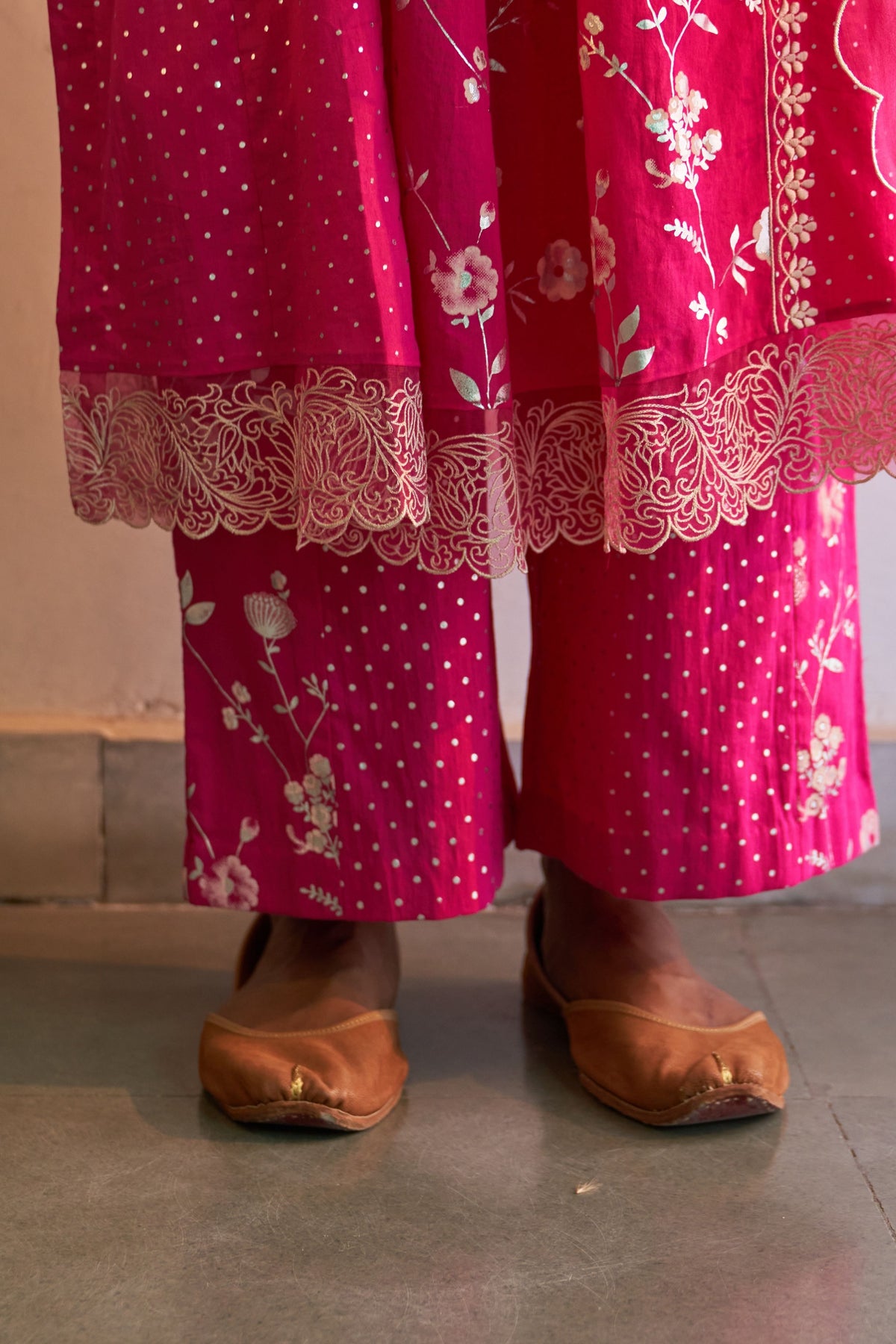 Gulabi Chameli Kurta Set