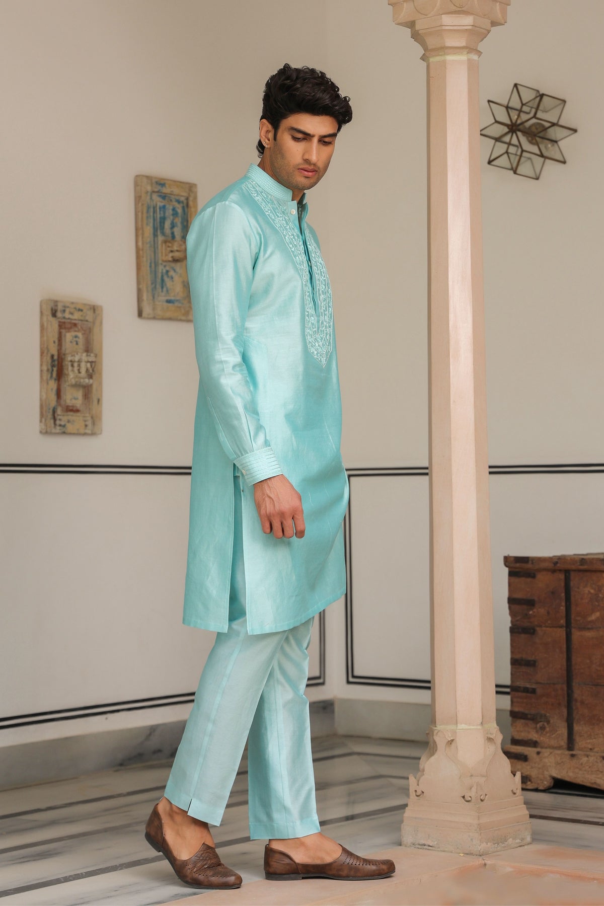 Gulzar Floral Embroidered Kurta Set