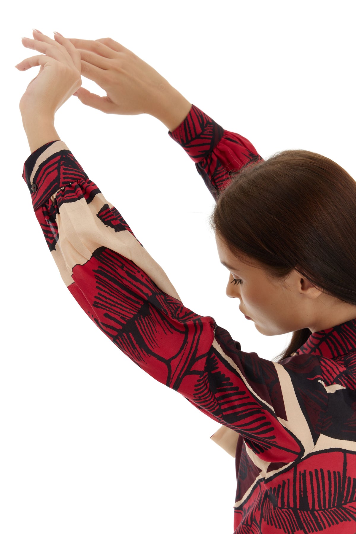 Red and Brown Bow Shirt