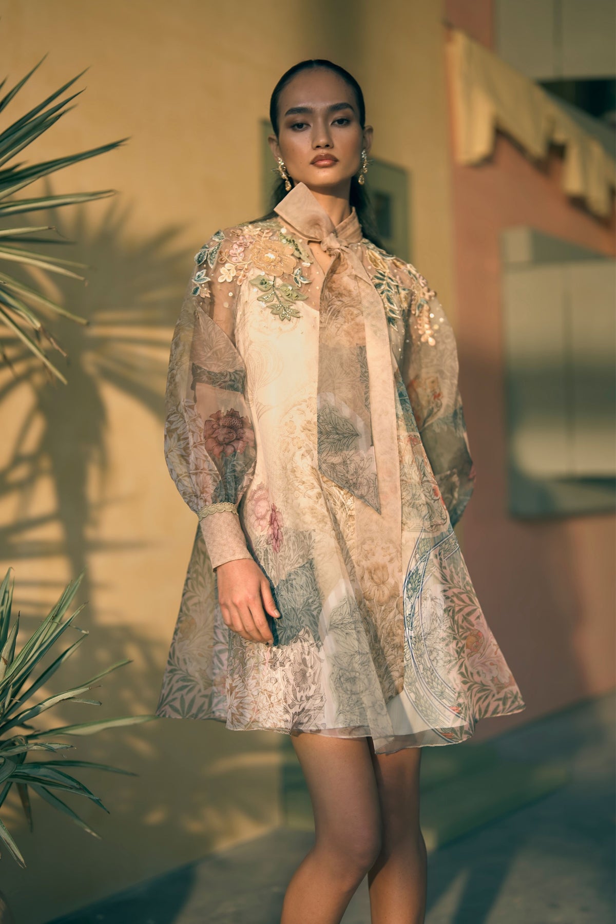 Porta Ochre Orchard Mini Dress