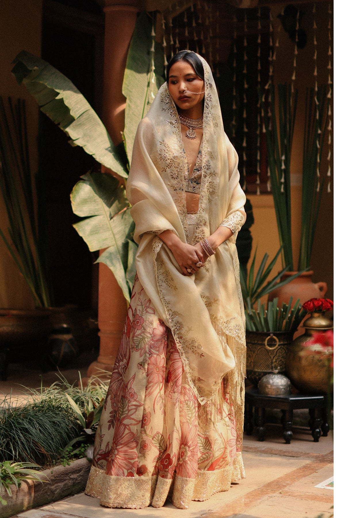 Sage Green Lehanga Set