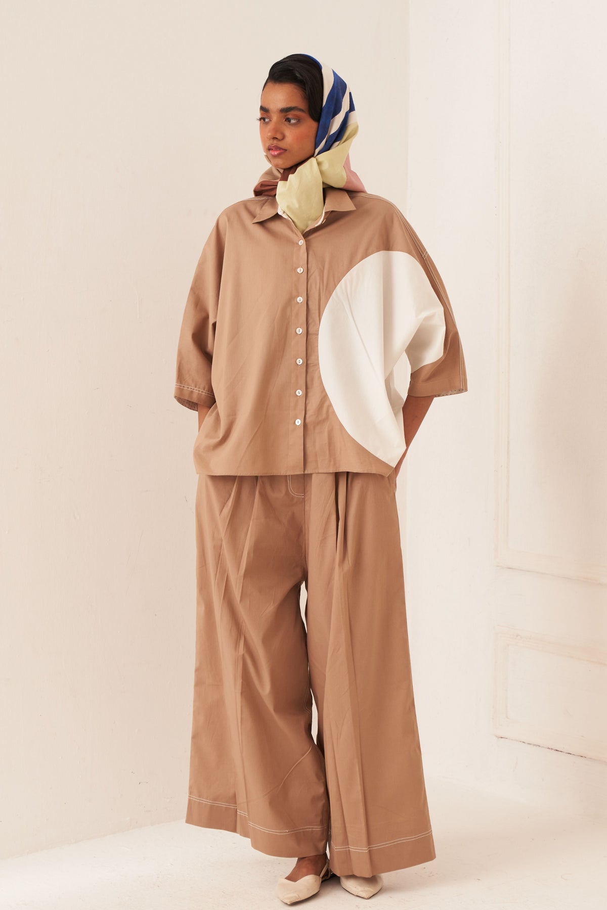 Circular Shirt Set