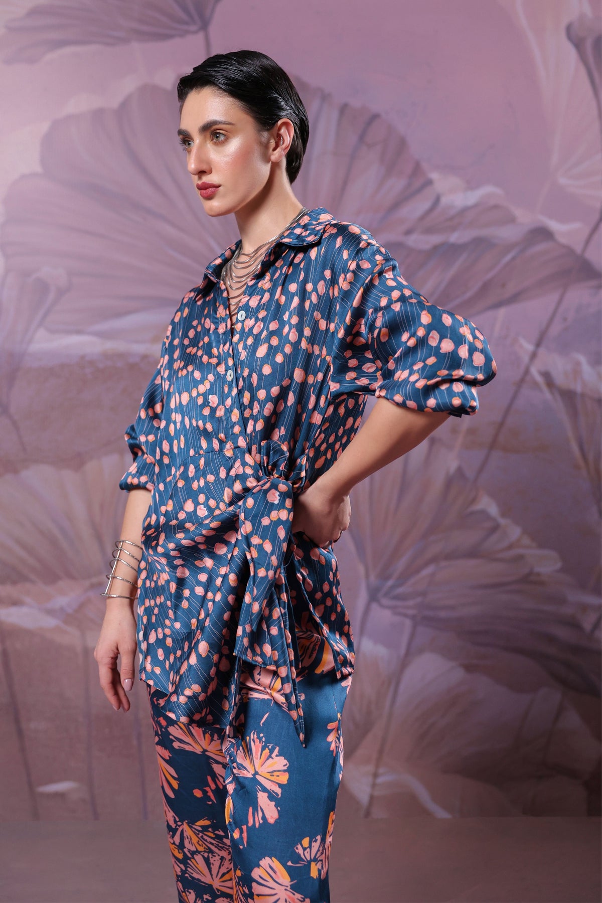 Prussian Chatterjee Co-ord Set