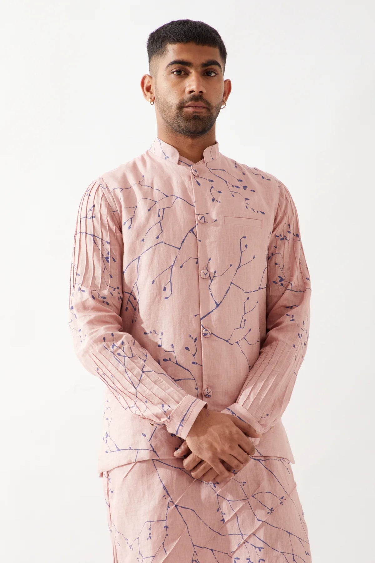 Madox Branch Pink Bandi Set
