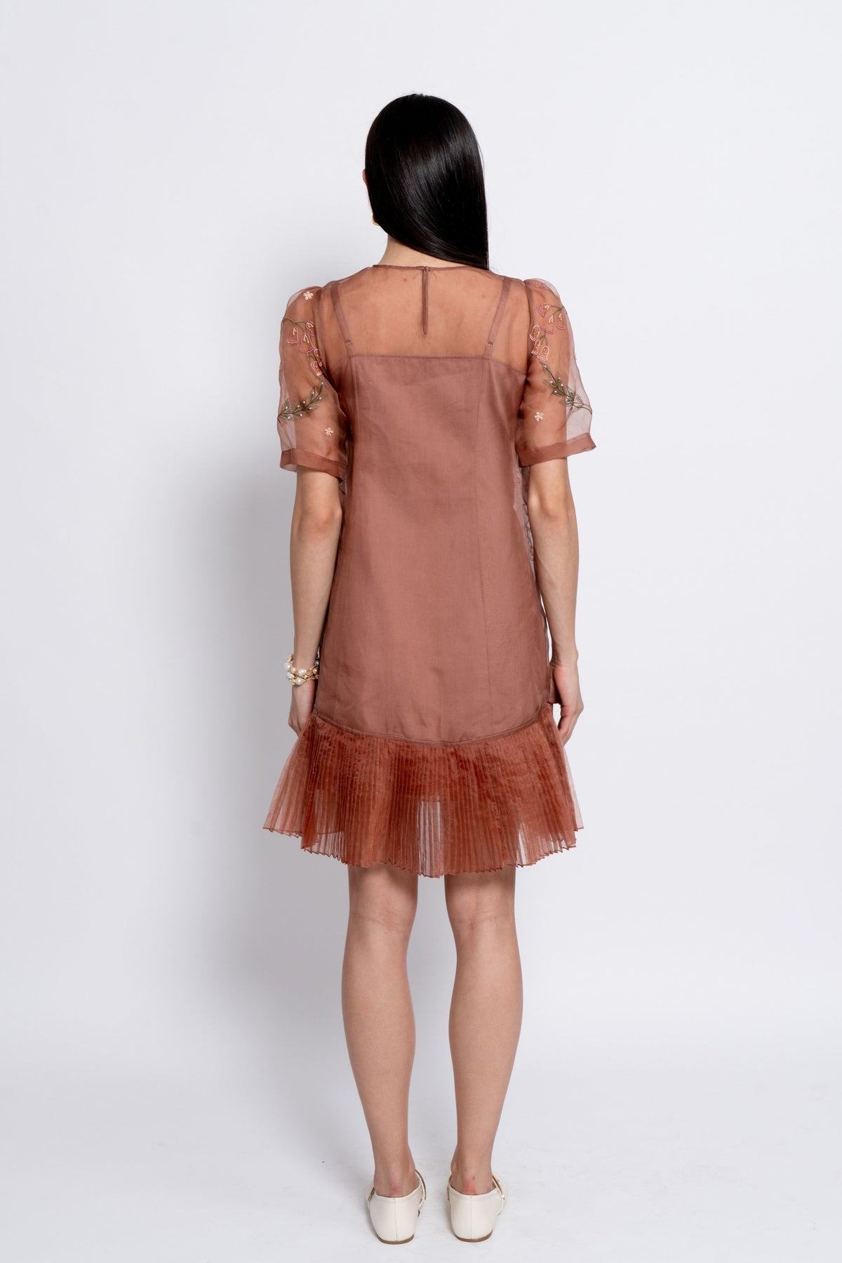Mocha Moonflower Dress