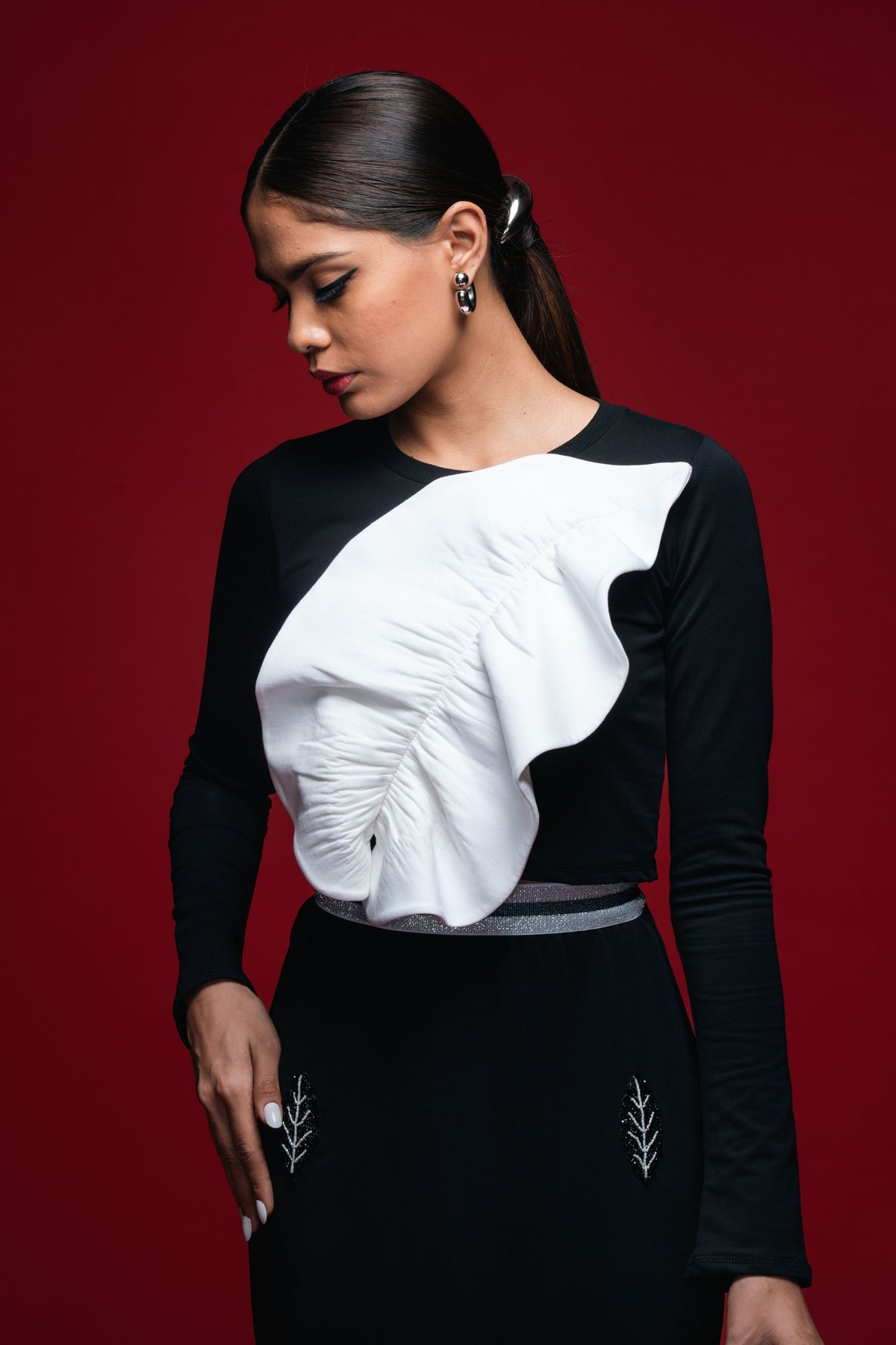 Leaf Appliqué Co-ord Set