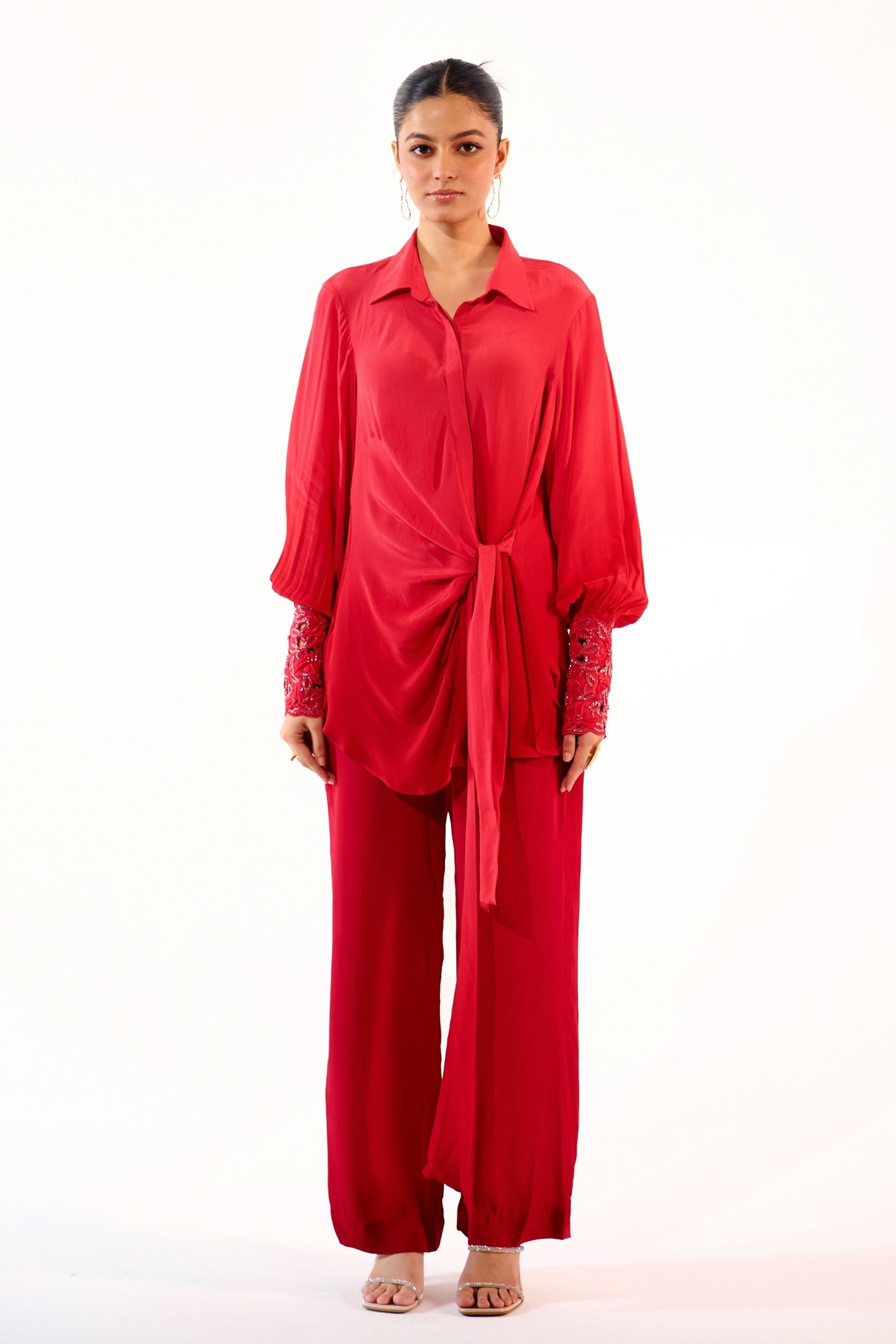 Ruby Tie Up Co-ord Set