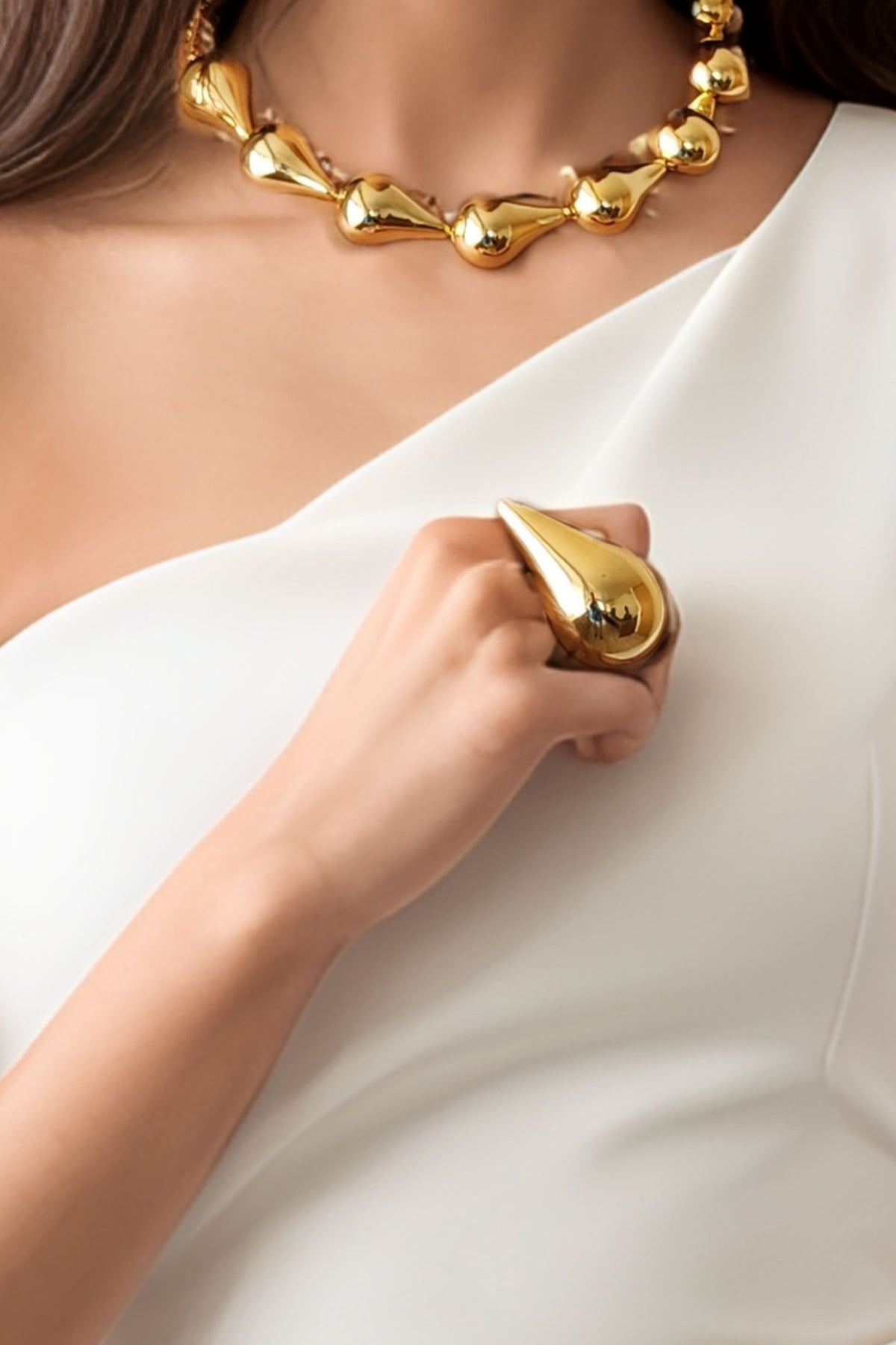 Bold Chunky Gold Ring