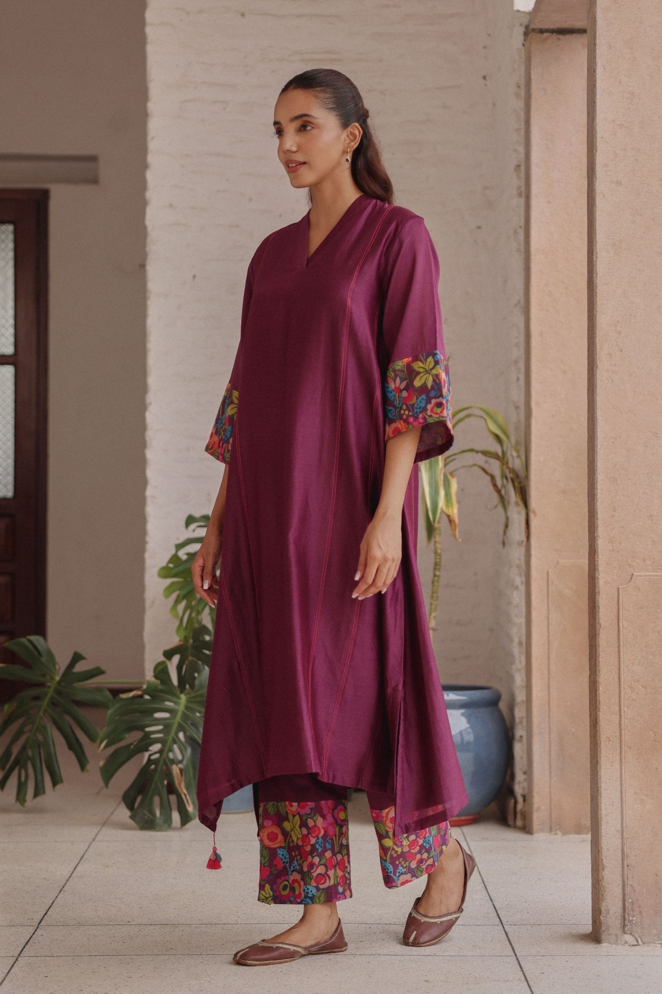 Amethyst Kurta Set - Vaayu - Elahe