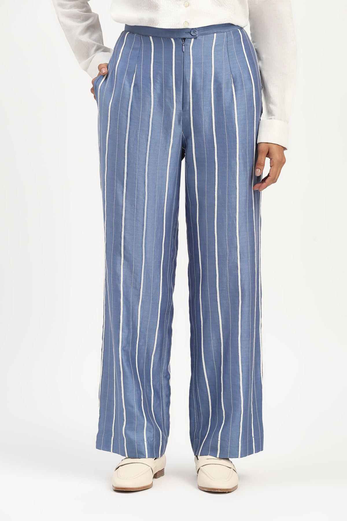 Blue Stripe Trouser