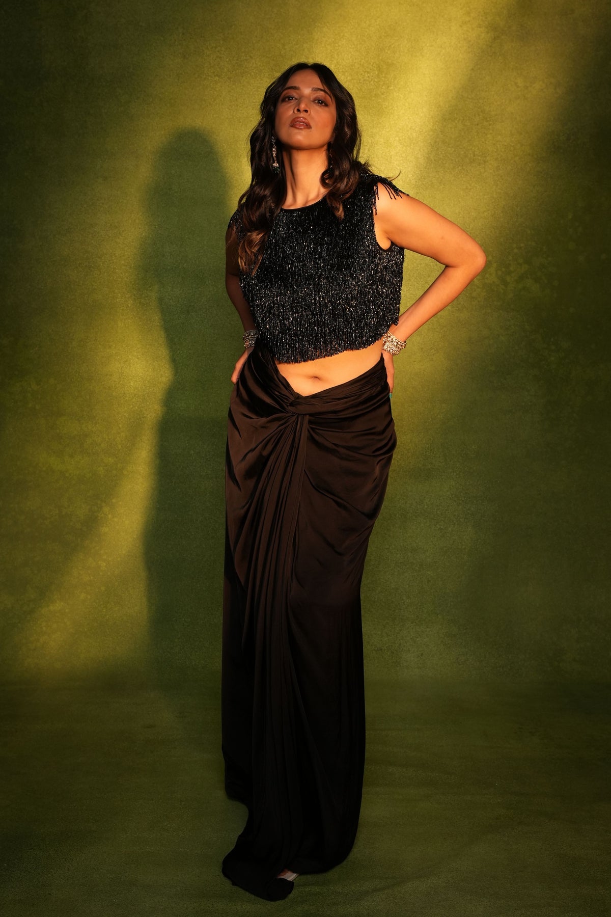 Black Skirt Set