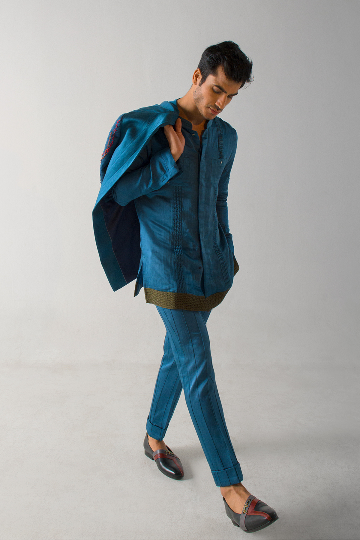 JMC Teal Guitar Blazer