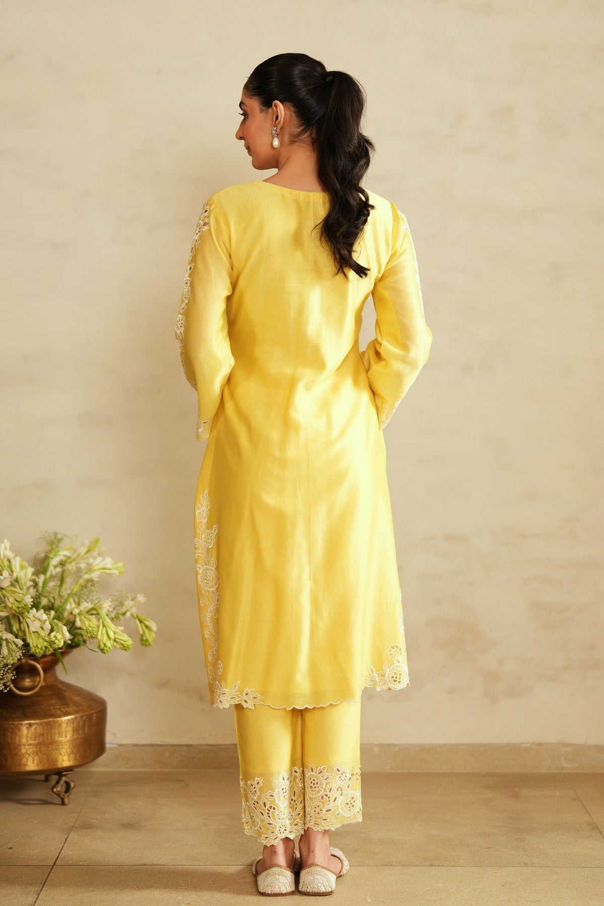 Yellow Kaftan Set