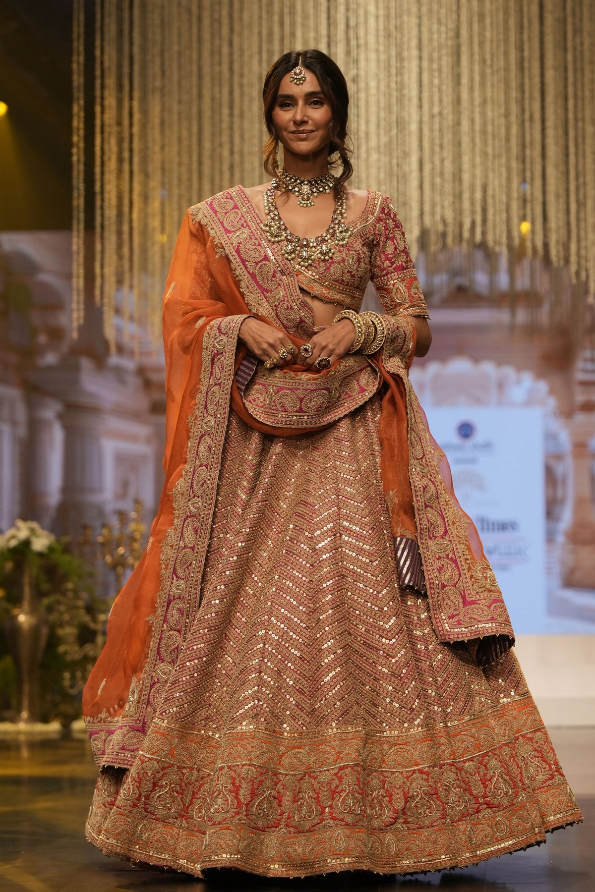 Hot Pink Lehenga Set
