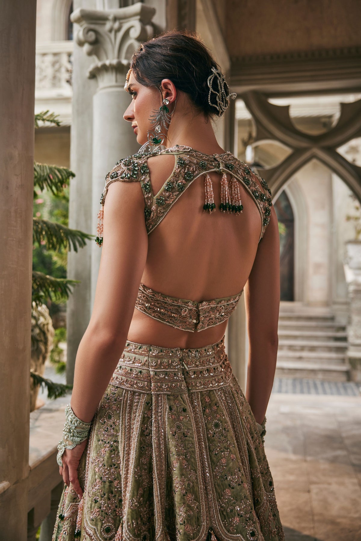 Tassel Élysée Lehenga Set