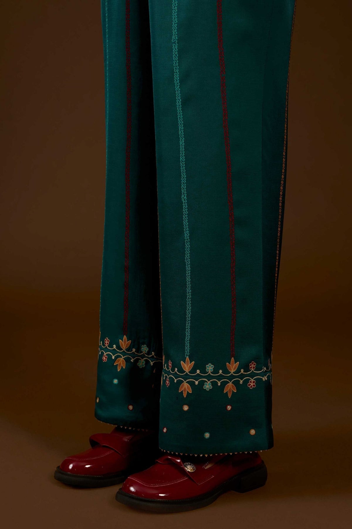 Teal Aari Co-ord Set