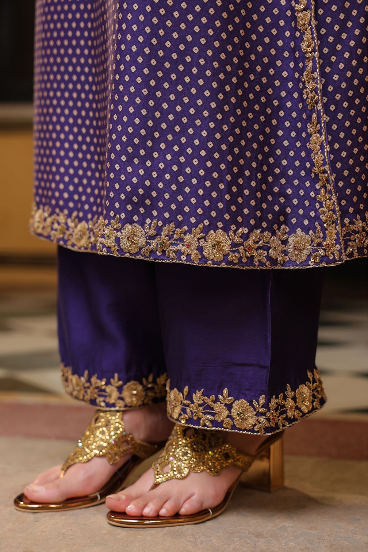 Ahista Purple Kurta Set