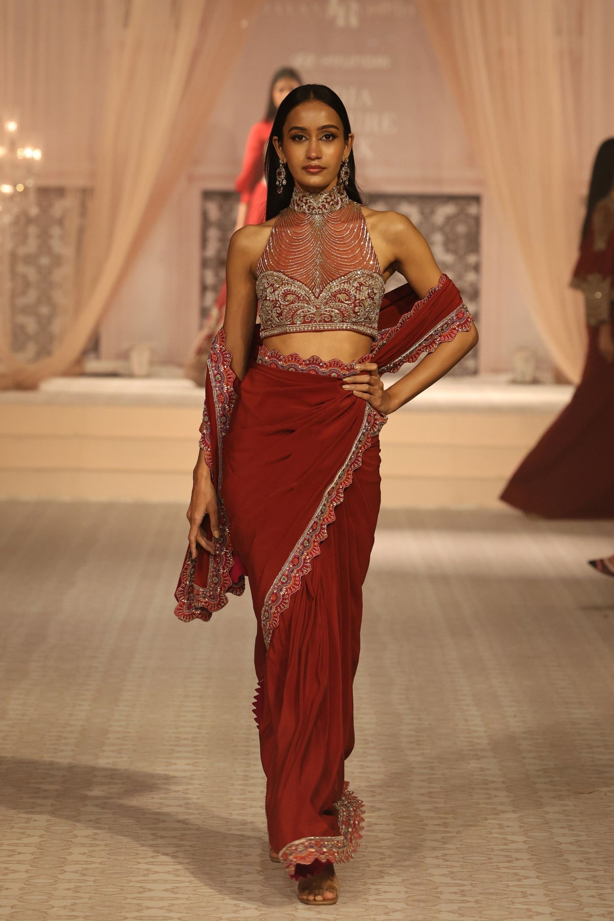 Zinnia Saree Set