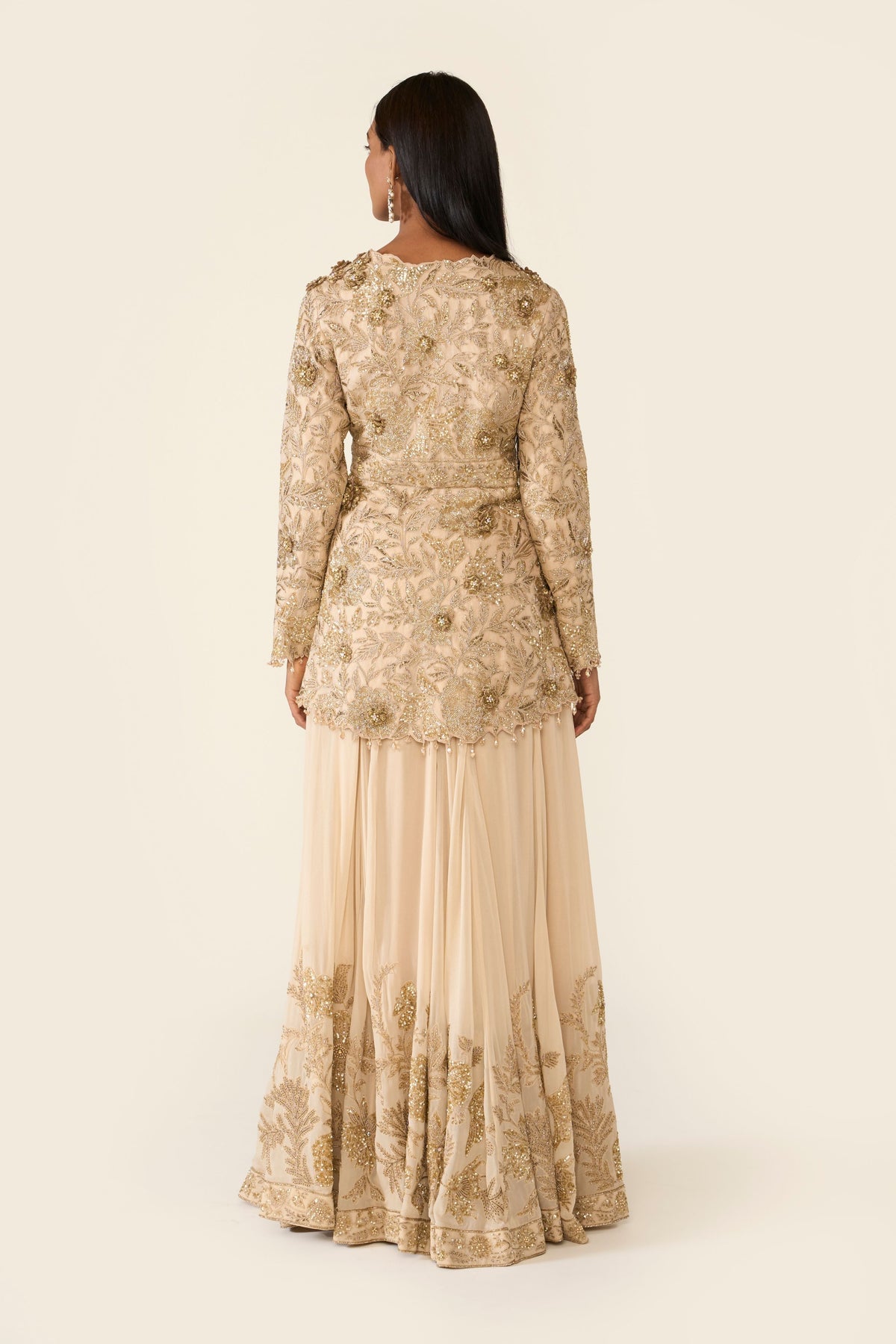 Golden Sharara Set