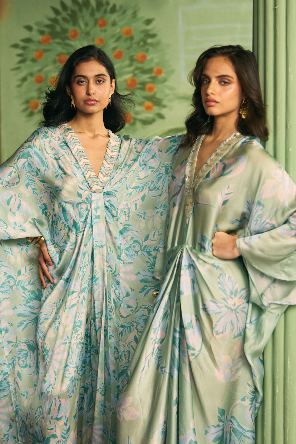 Mint Flow Kaftan
