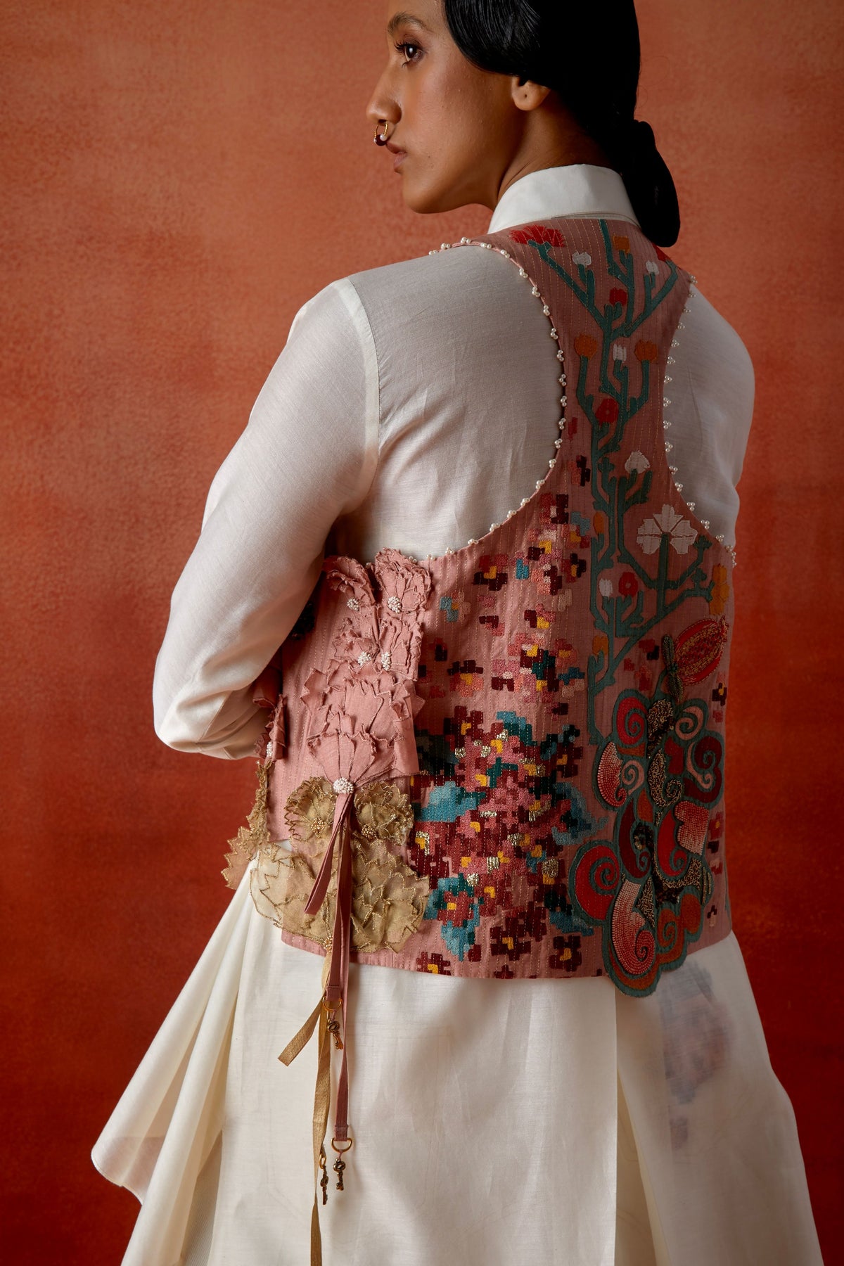 Denim Barrel Skirt Set