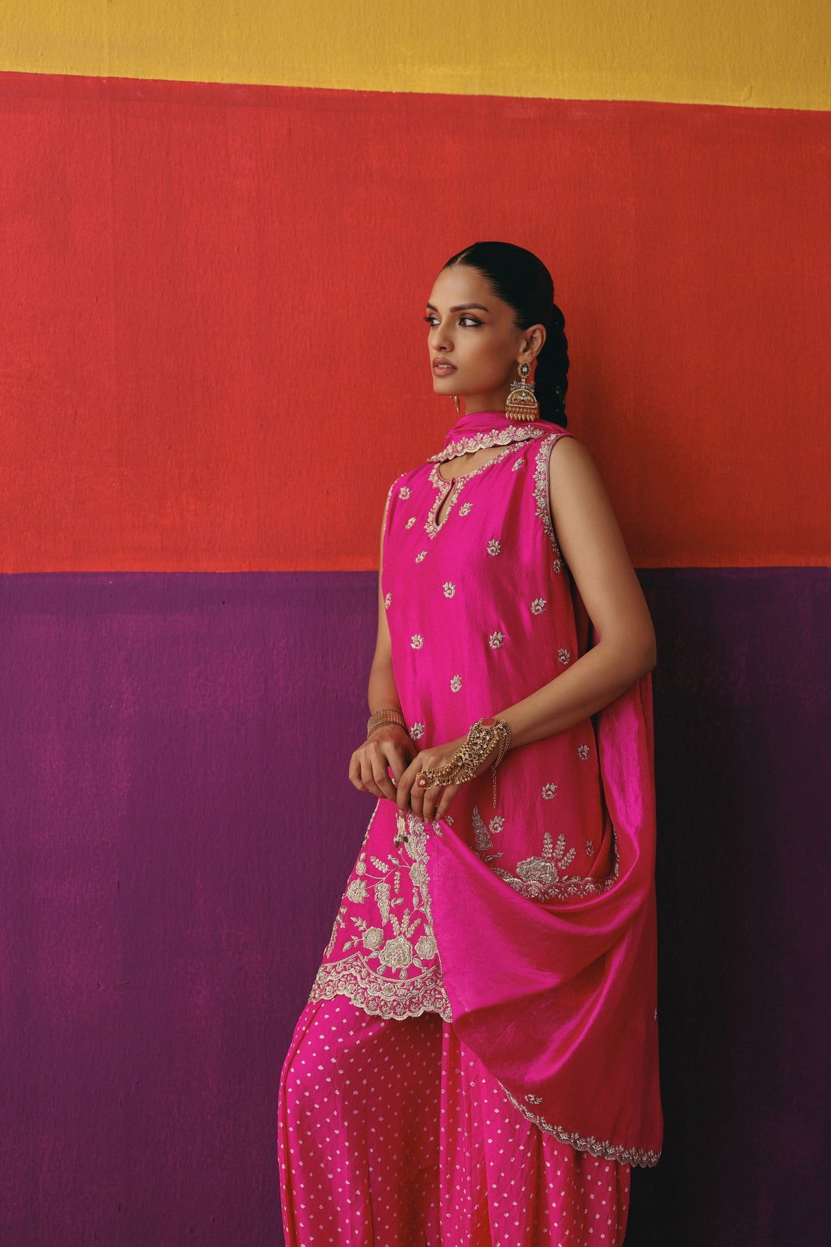 Rani Gulab Tunic Set