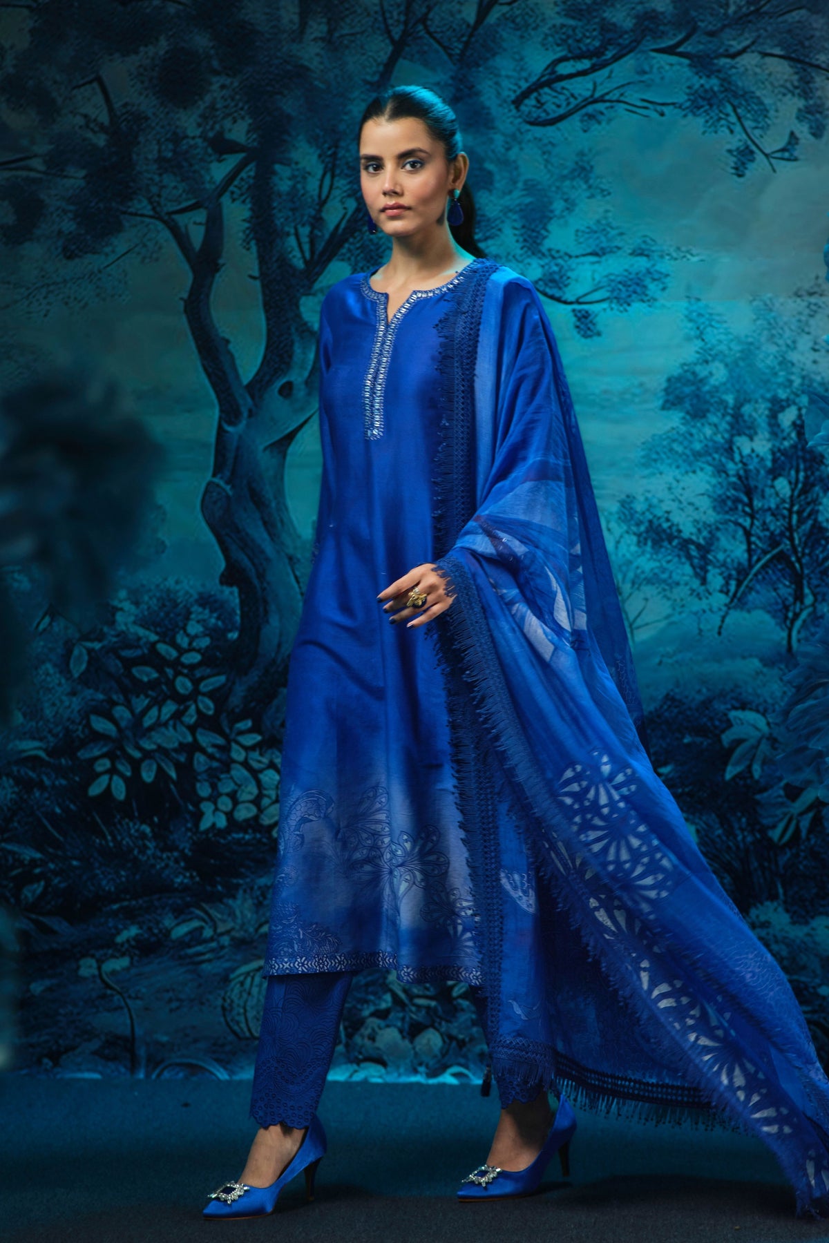 Indigo Twilight Kurta Set