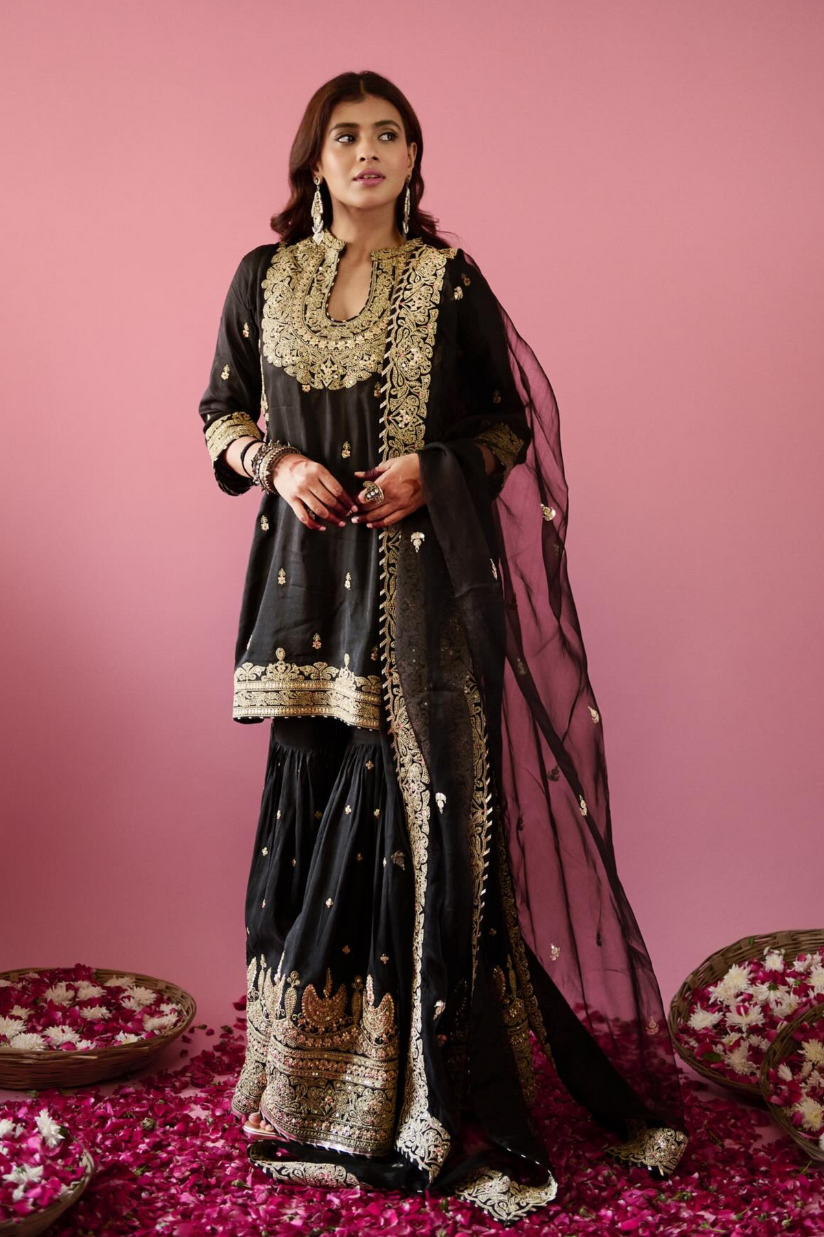 Heba in Shiddat Sharara Set