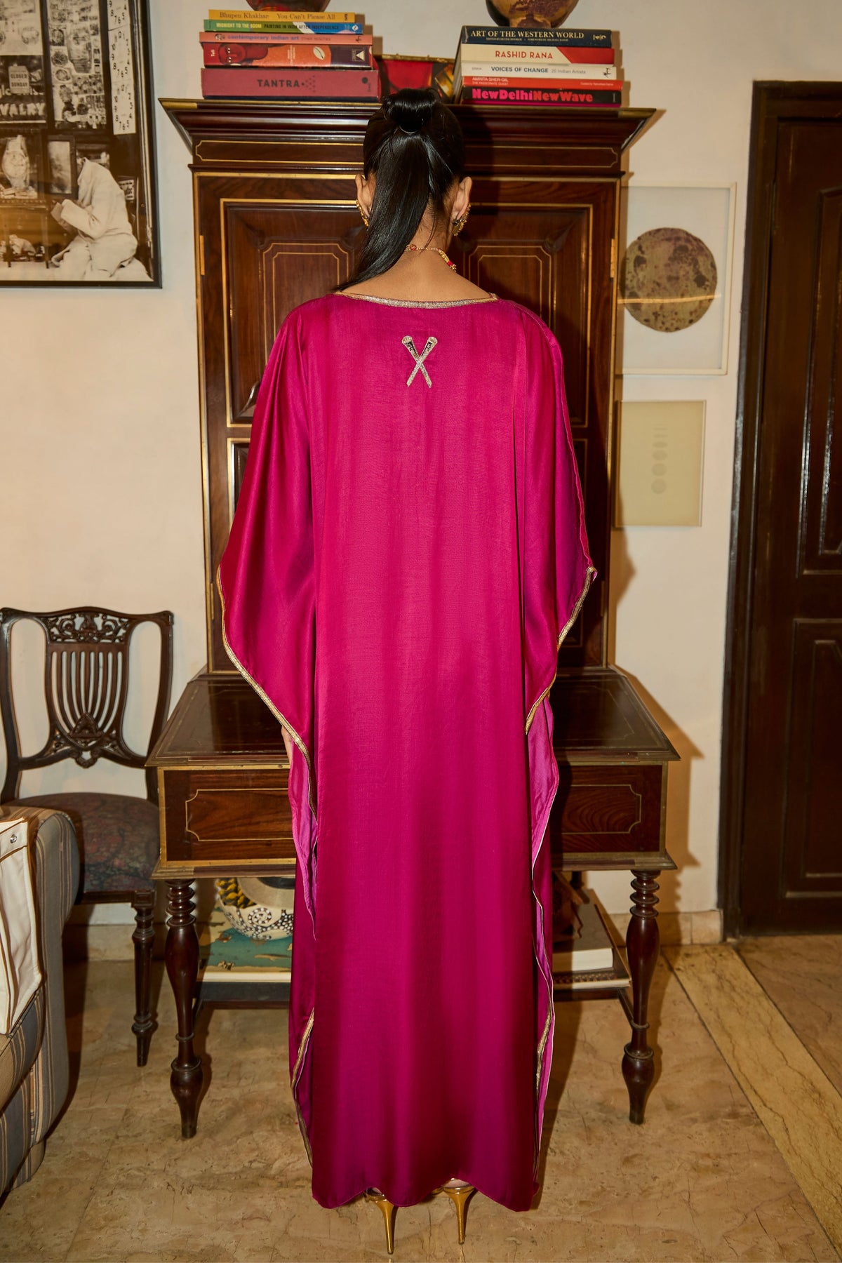 Monkey Mania Pink Kaftan