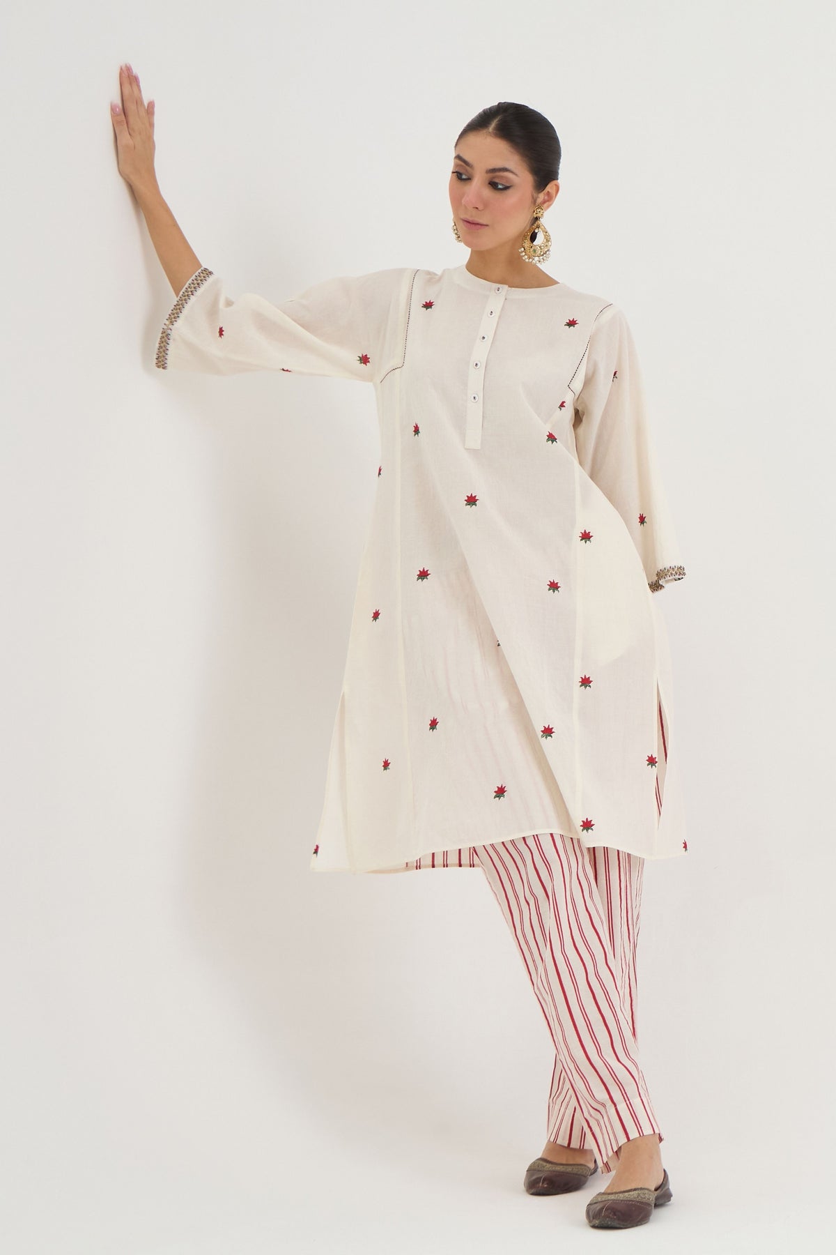 Lotus Kalidar Kurta  Set