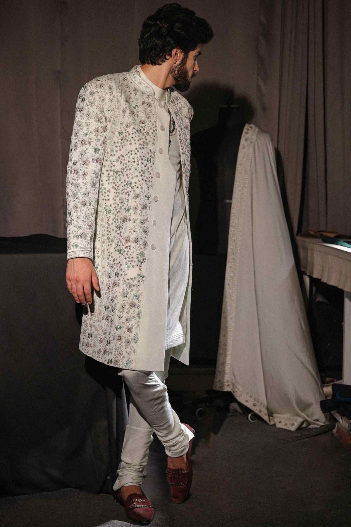The Blue Iris Sherwani Set
