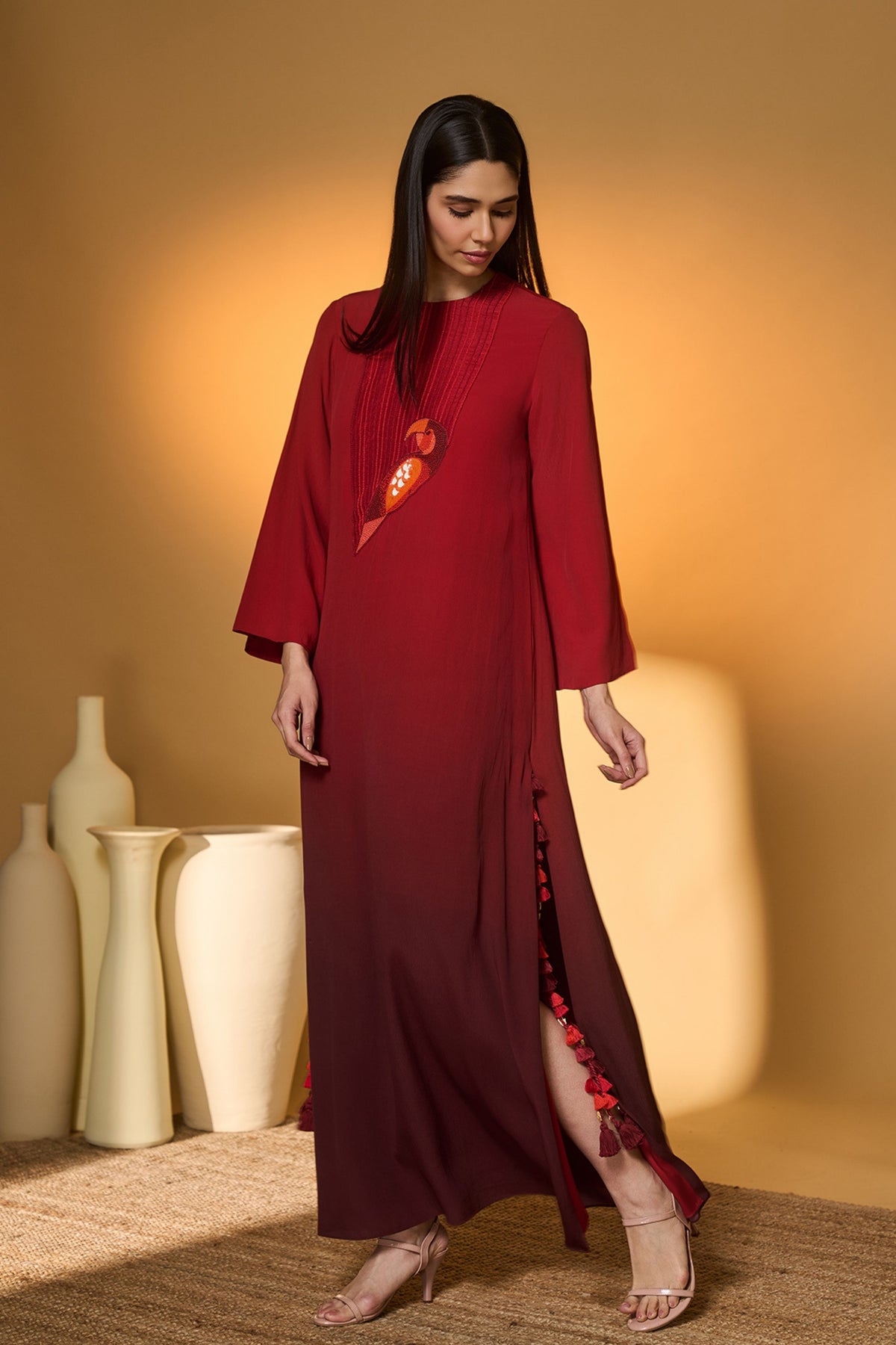 Scarletwing Flock Kaftan