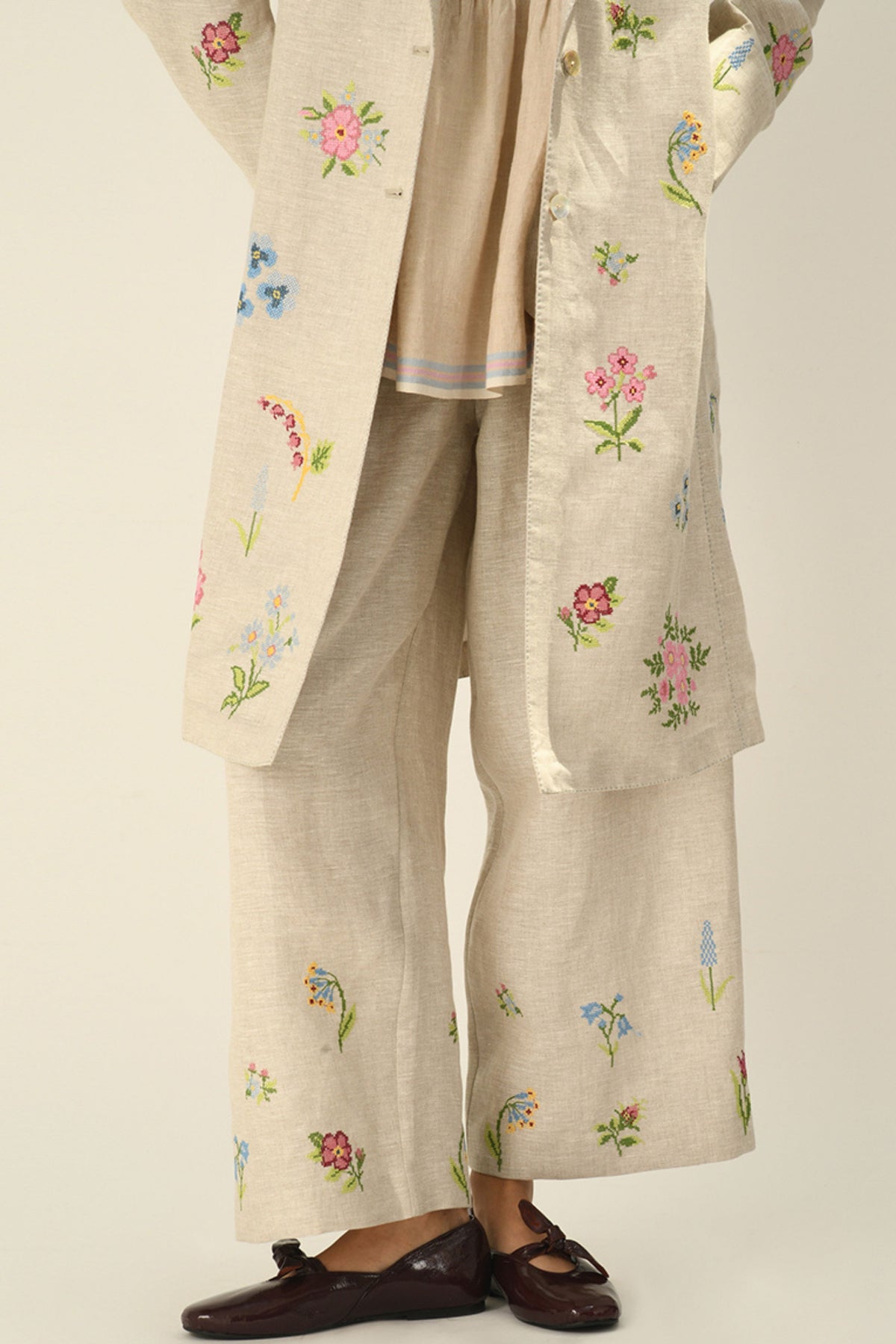 Delbard Embroidered Pants