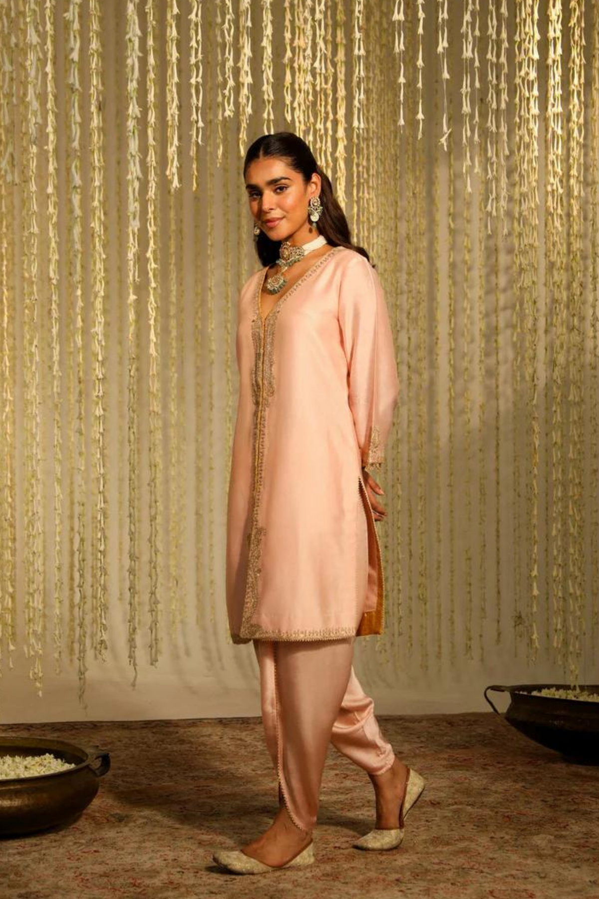 Umrah Pink Kurta Set