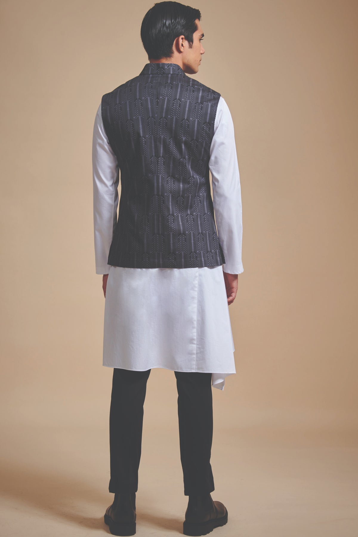 The Printed U Cut Waistcoat