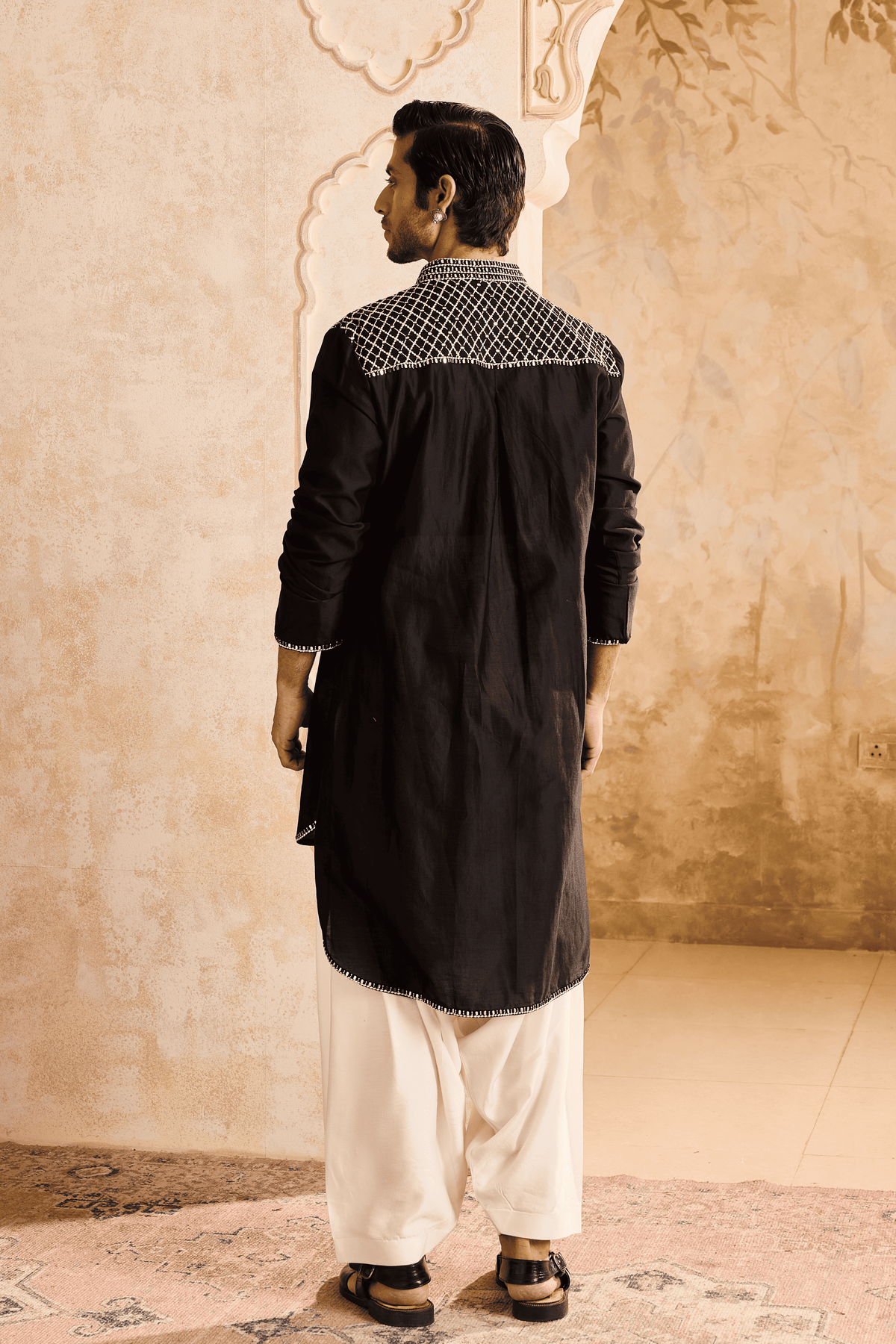 Black Kurta Set Set