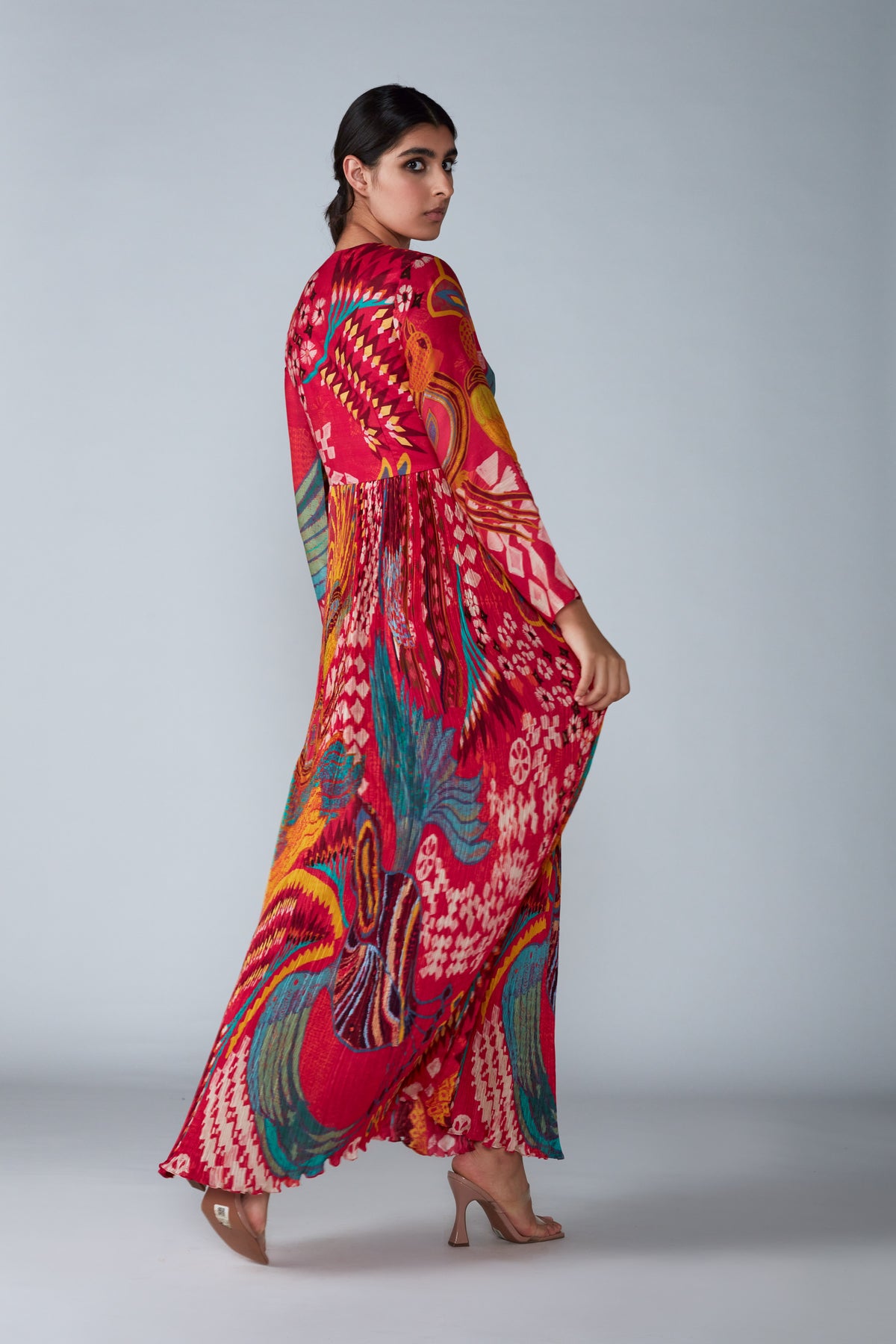 Bird Print Dress