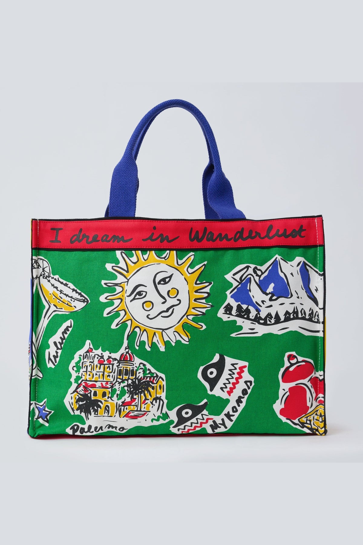 The Wanderlust in Multi in Colour Bag