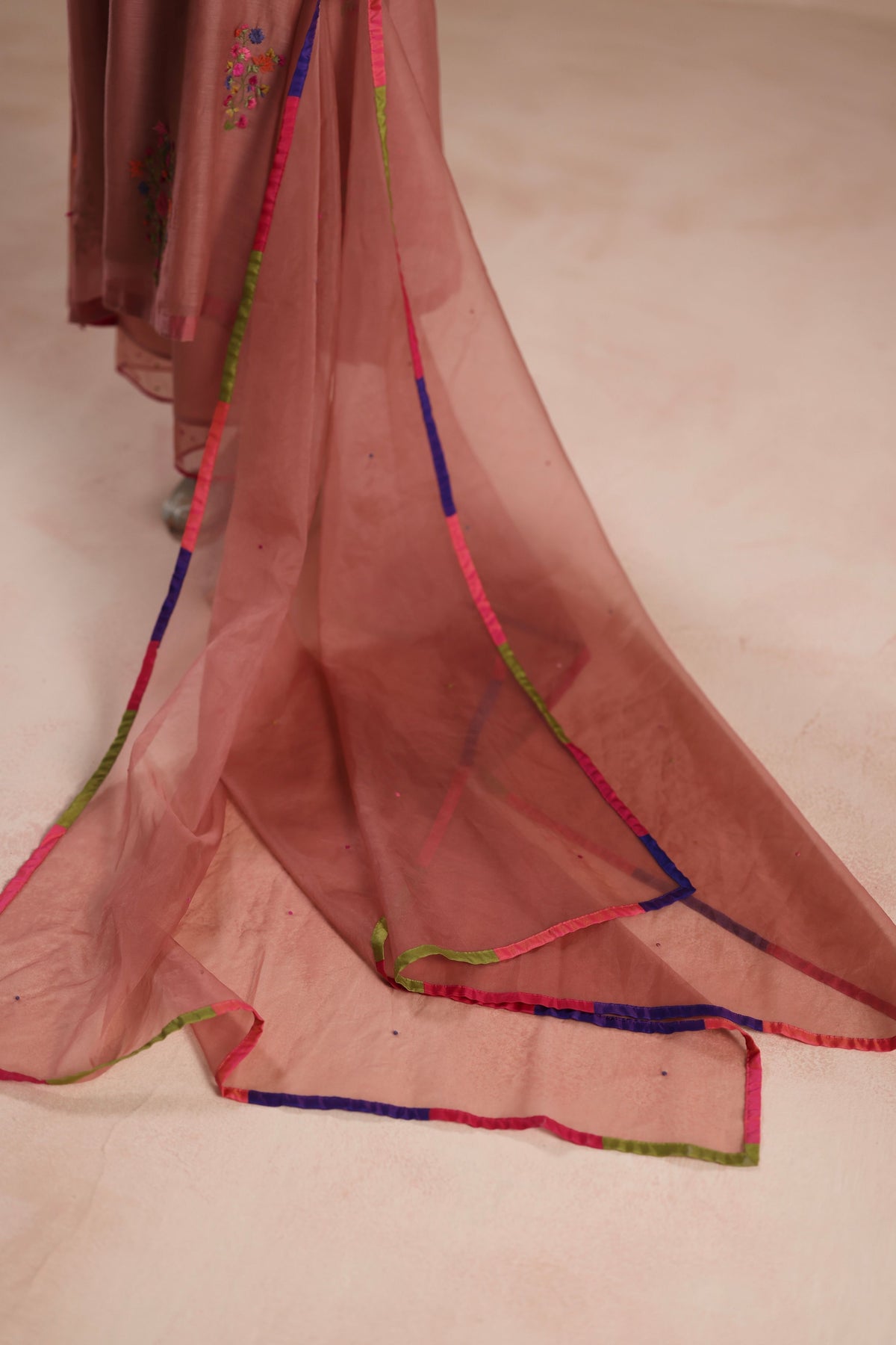 Zeya Copper Kurta Set
