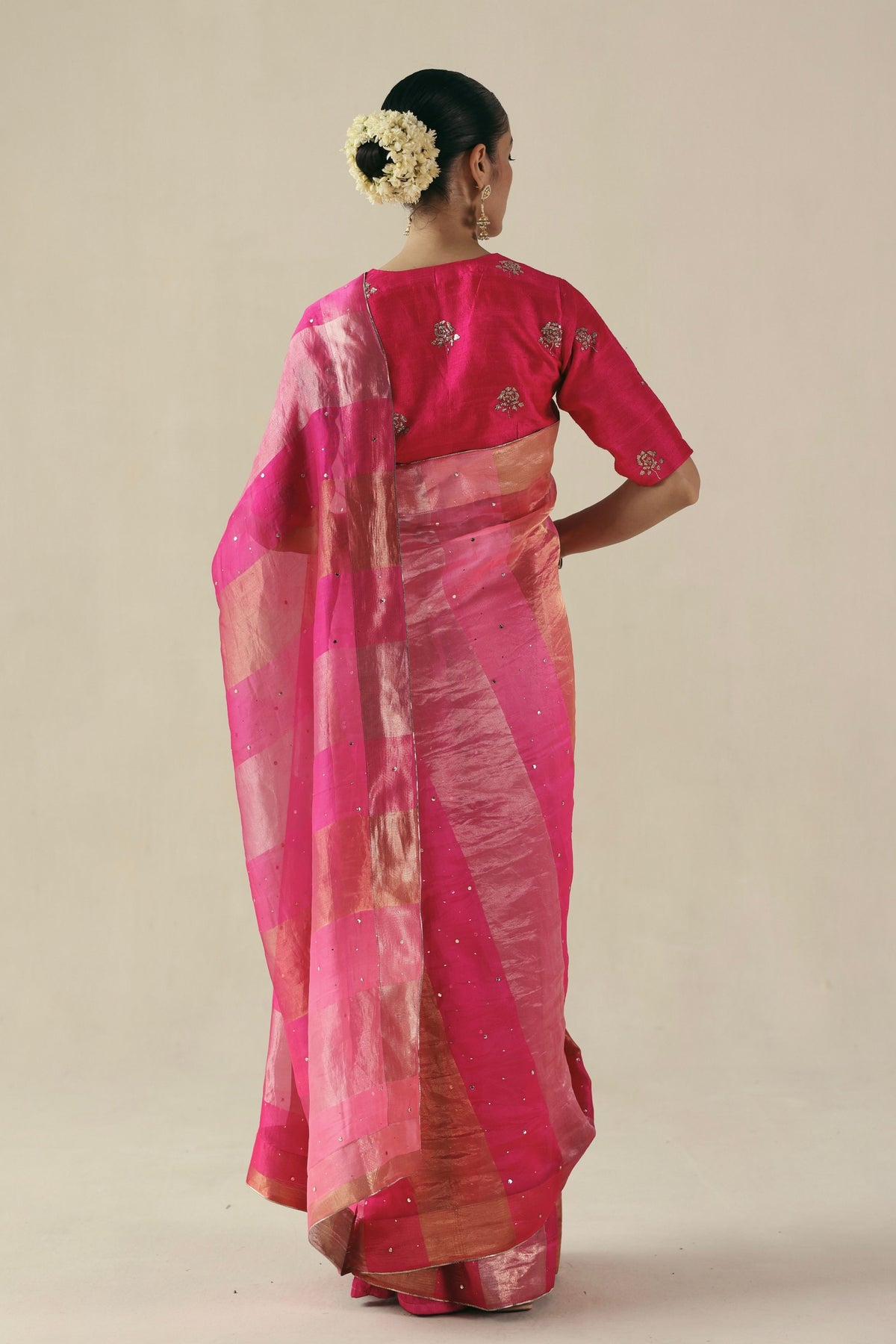 Fuchsia Amber Saree