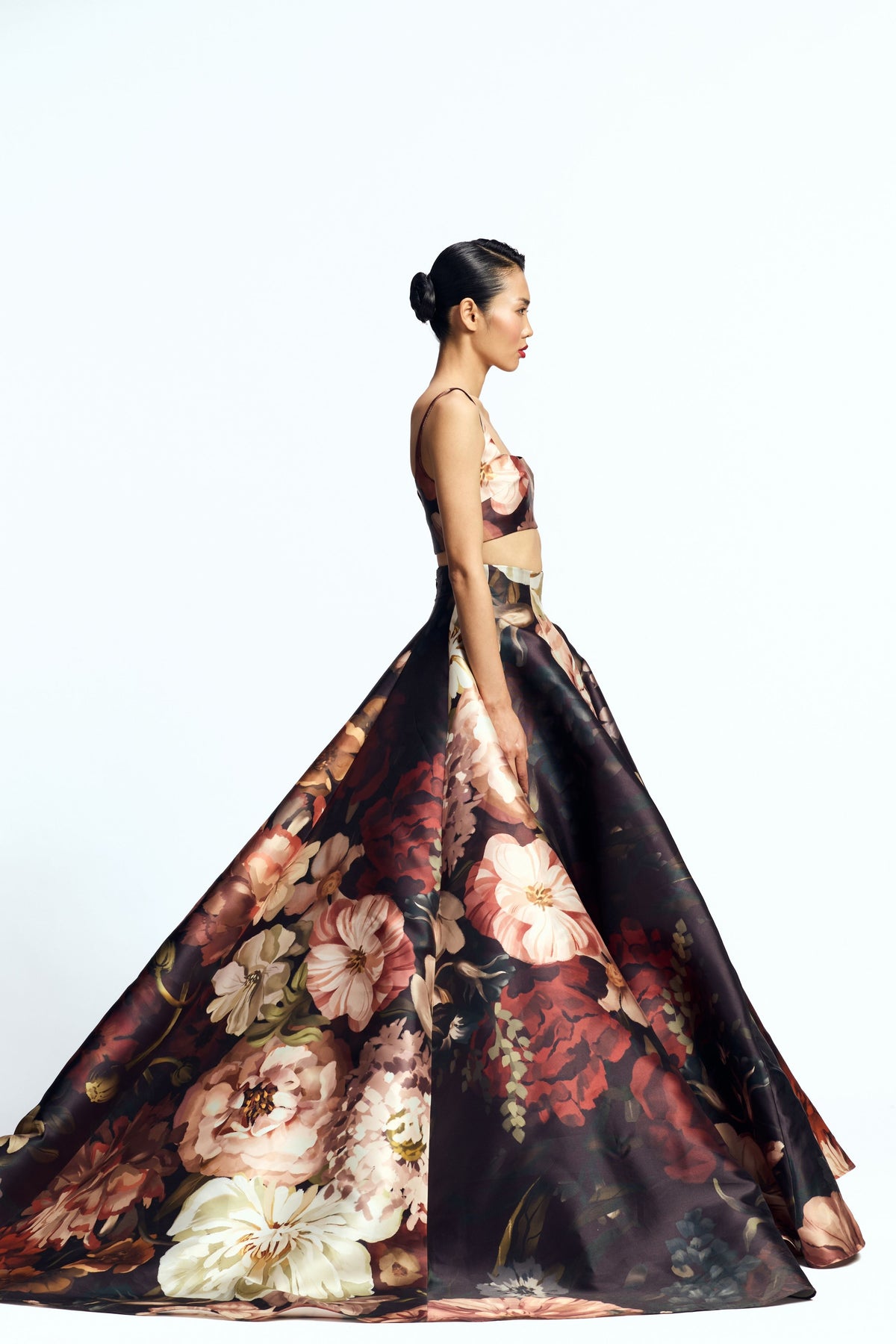Crop Top With Voluminous Skirt